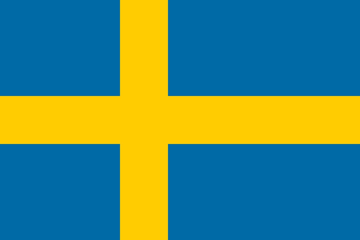 Drapeau large suède et drapeau paysage de 1.5m² pour honorer vos traditions