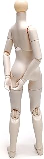 Doll Body 1/6 Scale, White PVC, 9.8in, with 3 Neck Adapters | Highly Articulated Joints, PVC Build, for Custom Doll Makers