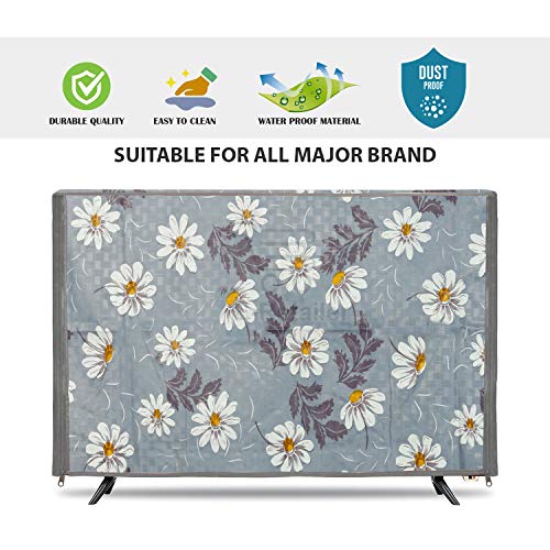 Image of Transparent LCD /LED T.V Protector Cover with Zipper Enclosure for 26 Inch Suitable for All Major Brand & Model (Color-Gray, Size-25.5.3x17 Inches)