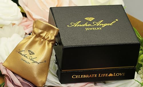 AndreAngel 18K Gold Melted Over Titanium Alloy Wedding Band Ring for Women 4.5 mm Width 4.0 GR Classic Domed Contoured Comfort fit, High-Polished Finish, and Vintage Design. Engagement and Anniversary.4