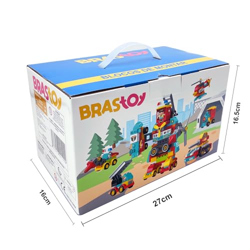 Blocos de Montar Construção Transformação Robô Brinquedos 158 Peças