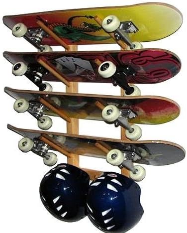 212 Main 212M009 Skateboard Display Racks 4 Space Angle