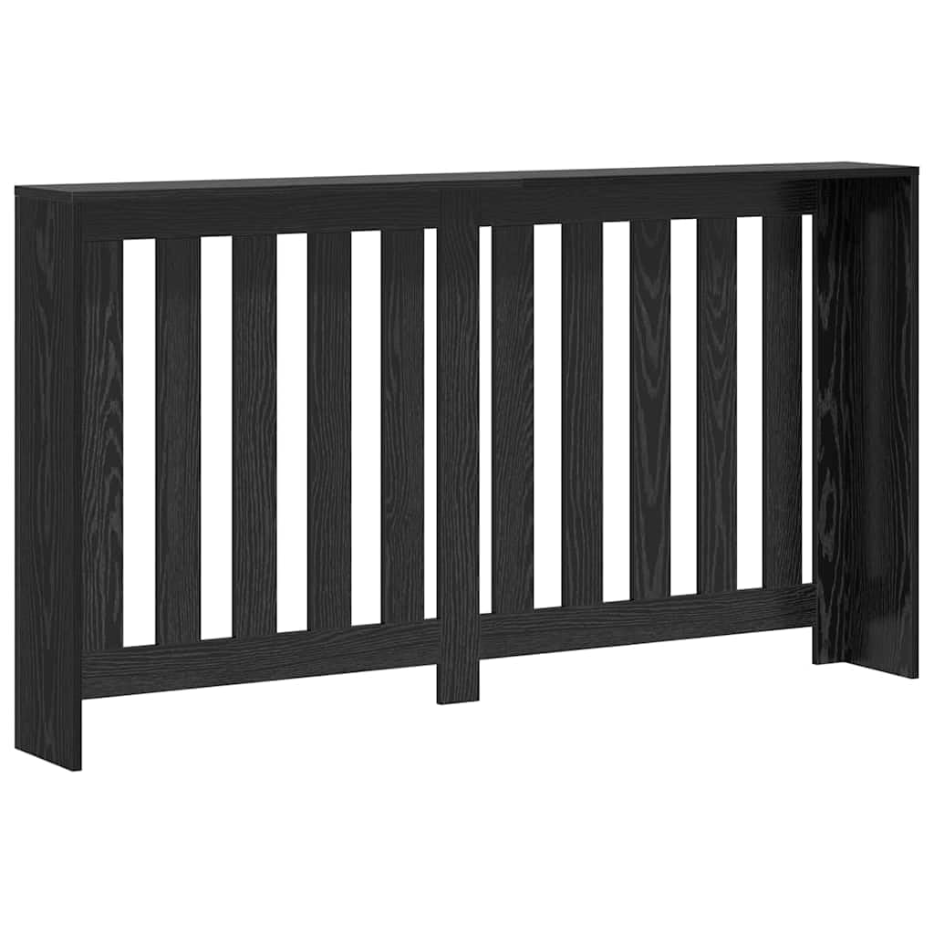 Cache Radiateur, Couvre Chauffage Couverture Radiateur Cache-Radiateur Chêne noir 149 x 20 x 82 cm