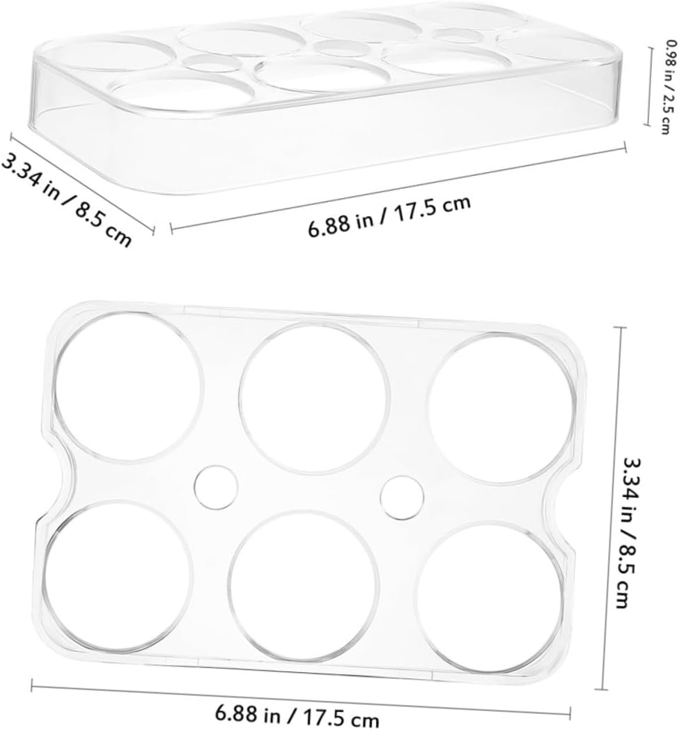 10pcs Egg Holder Storage Rack Slots Fridge Egg Organizer Kitchen Holder