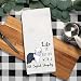 Life Is Better With A Old English Sheepdog Kitchen Towel - Funny Dog Kitchen Towel - Soft And Absorbent Kitchen Towel - Decorations House Towel - Kitchen Dish Towel - Gift Idea For Animal Dog Lover