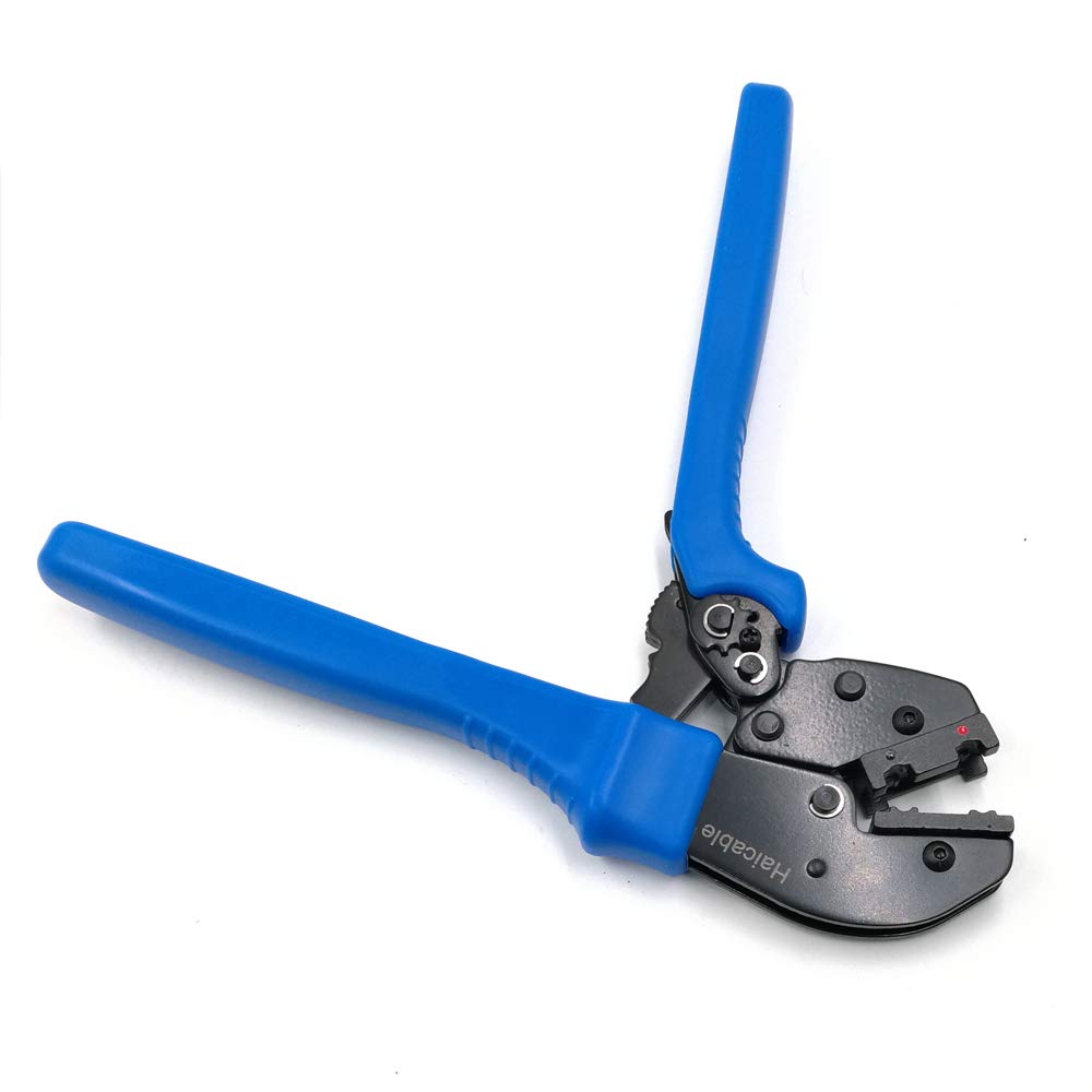 Flag type female insulated plug spring terminal crimper hs0708fl