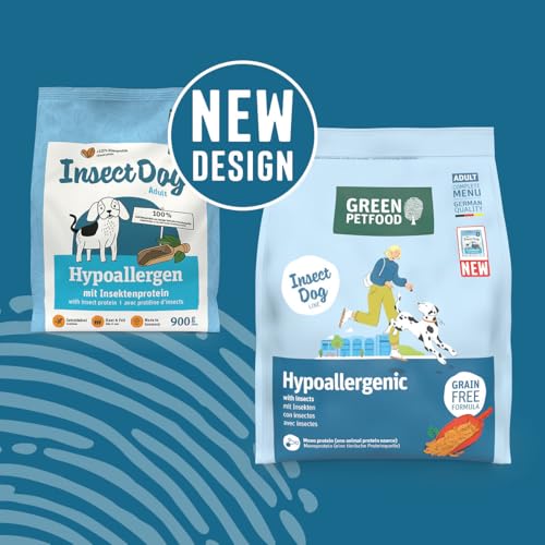 Green Petfood InsectDog Hypoallergen | 3 kg | Adult | Hundefutter trocken