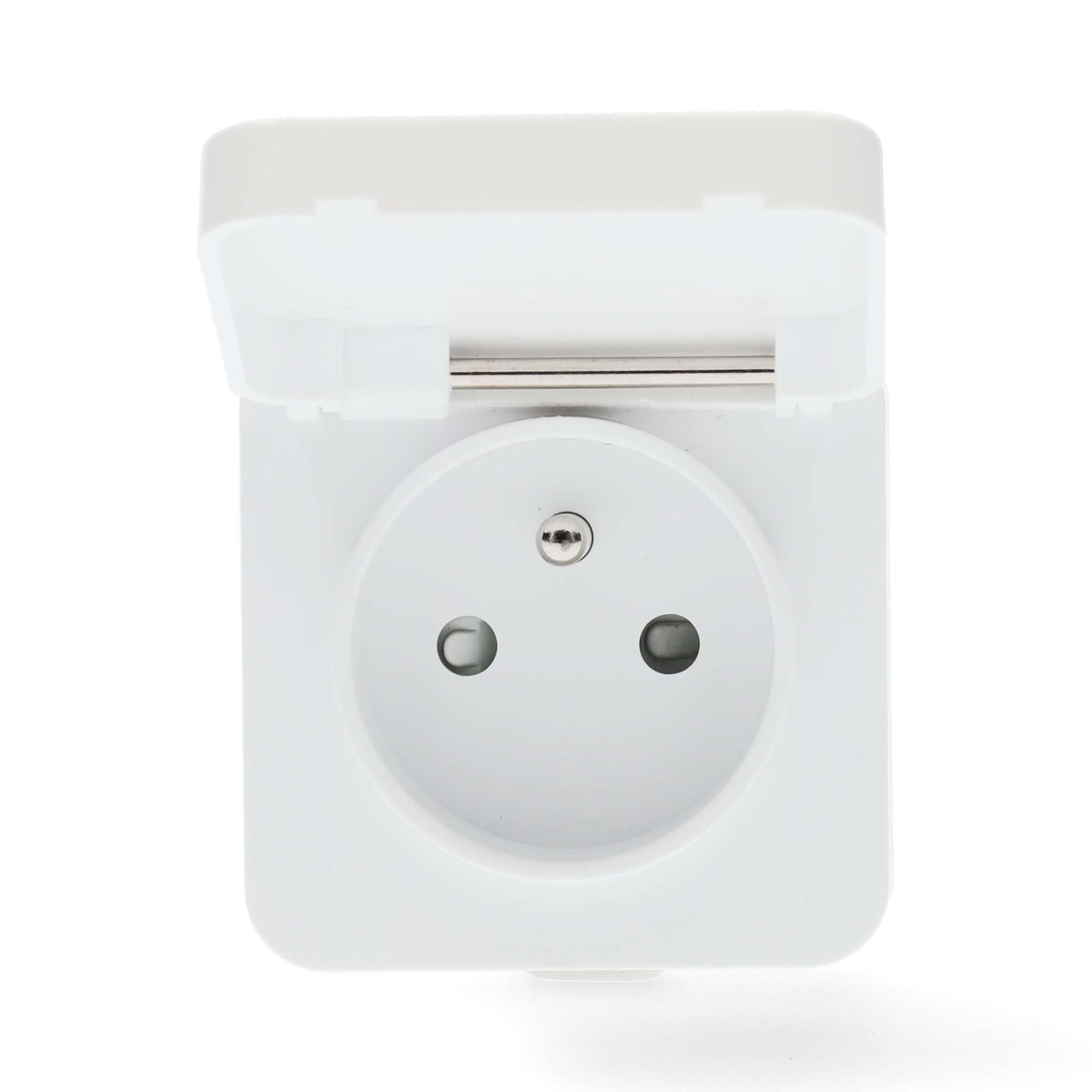 Prise intelligente smartlife | zigbee 3.0 | ip44 | wattmètre | 3680 w | france/type e (cee 7/6) |