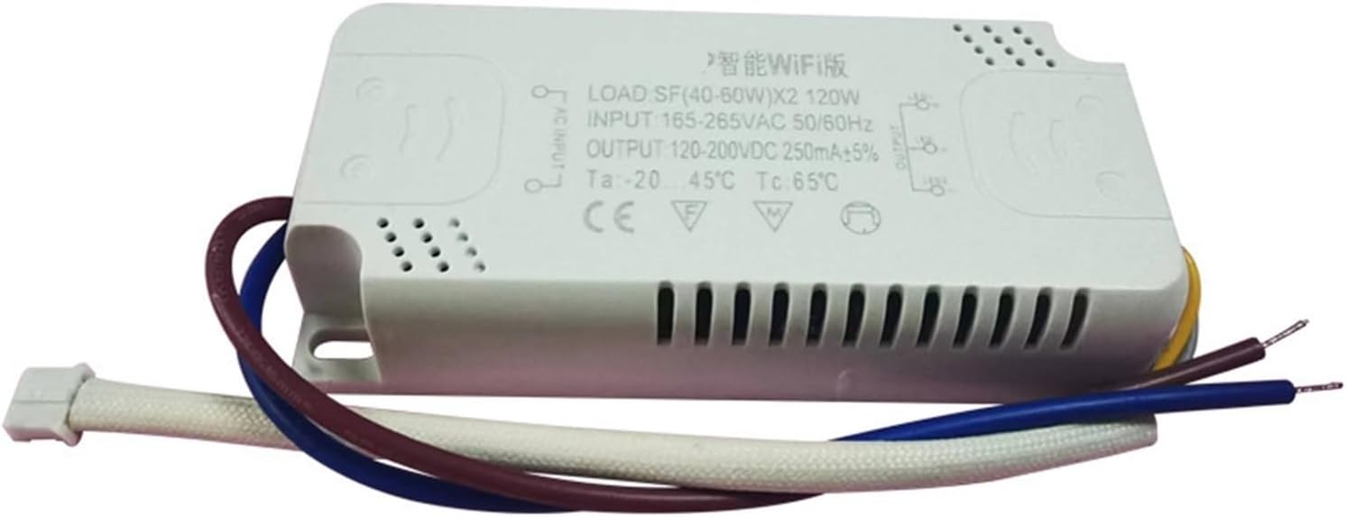 120W Dual Color Ceiling Light 40-60W*2 Home Intelligent Driver Power Supply 120W Mijia Version