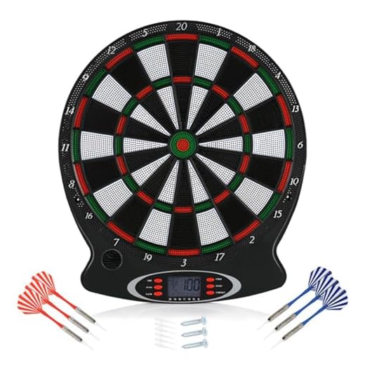 1pc Alvo de Dardos, LCD Pontuação Indicador Jogo de Dardos Com 6pcs Dardos