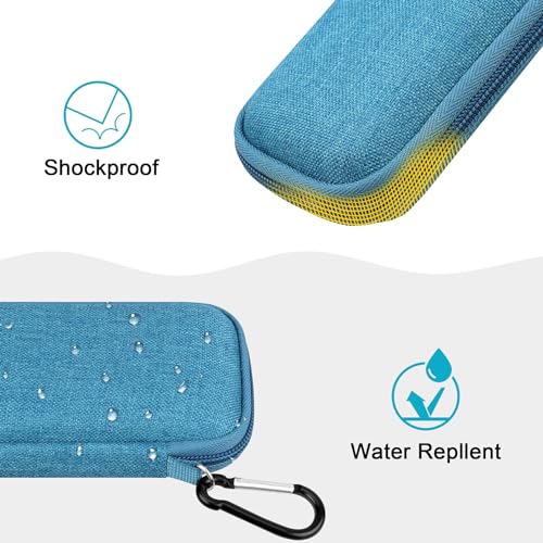 Lacdo Funda Disco Duro Externo para Extreme Pro/Extreme Portable External SSD 500GB 1TB 2TB 4TB USB-C EVA Bolsa de Viaje Protectora Transporte Estuche Rígido, Monterey - imagen 5