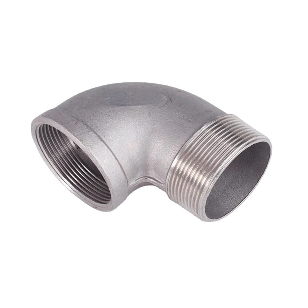 Coude 90 femelle mâle 1/8 BSPT inox 304 raccord fileté tuyauterie eau - 6