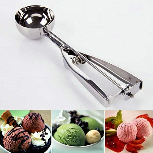 Cuillère à glace de qualité professionnelle en acier inoxydable 5/6 cm Cover