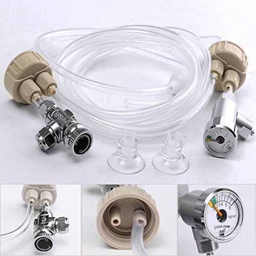 Nuevo Bricolaje CO2 generador Kit Sistema de Agua Acuario Necesidad Plantas de dióxido de Carbono
