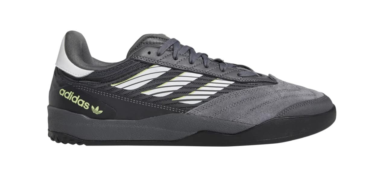 adidas Men's Skateboarding COPA Nationale Shoes Grey Five/Cloud White/Pulse Lime (us_Footwear_Size_System, Adult, Men, Numeric, Medium, Numeric_6)