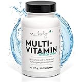 ✅ WIRKSAM & EFFEKTIV: Nur 1 Tablette täglich deckt den Tagesbedarf an Vitaminen und Mineralstoffen. Die Tabletten können neben der Stärkung des Immunsystems durch Vitamine und Mineralstoffe auch die Haare und Nägel stärken, sowie das Hautbild deutlich verbessern.