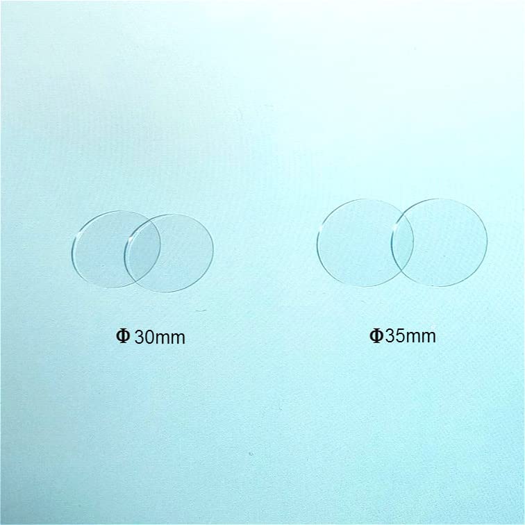 100 unids círculo microscopio cubreobjetas Desechables de Cobertura Redonda for la Cubierta de Crecimiento Gafas 3mm 4mm 5 mm 30mm 35mm 40mm 60mm 80mm 100 PCS (Color : 80 mm 100 Pcs)