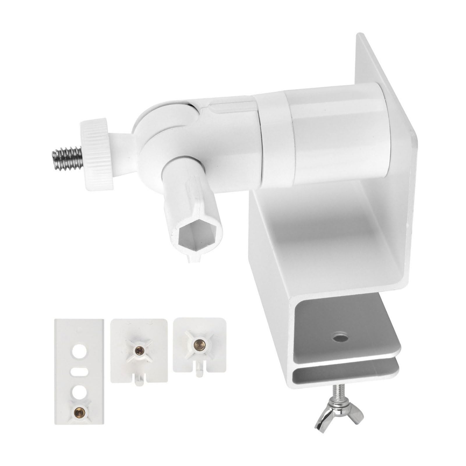 Kaeltsyn White Gutter Mount For Outdoor Security Cameras Weatherproof Not Tools Needed Weatherproof Not Tools Needed