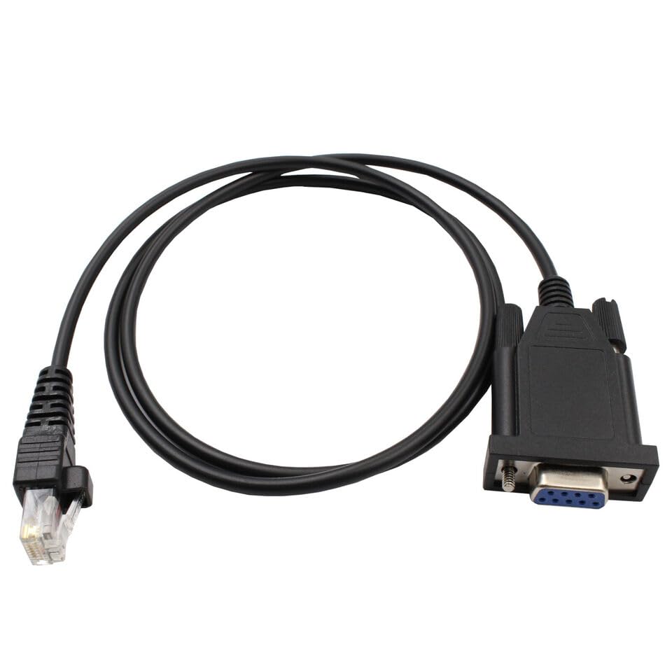 dreeong COM Programming Cable with DB9 and RJ45 connectors