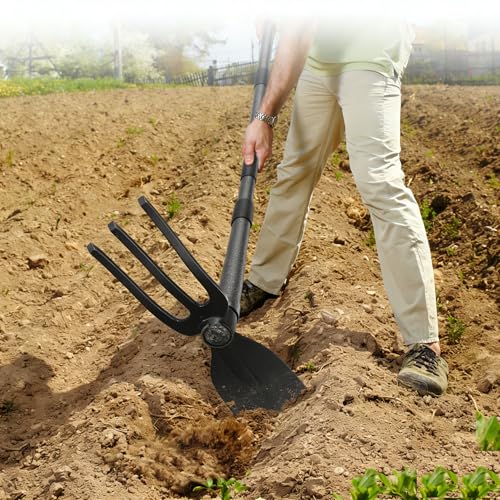 EUIJOIP Multi-Purpose Garden Hoe Tool – Heavy Duty...