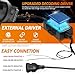 ZNEOEW 3 Inch Bi-LED Projector Fog Lights Kit for Toyota Land Cruiser Prado 150 2009-2013, 20000LM 6000K/4500k3000K 3 Colors Fog Driving Lamp High/Low Beam, High Low Beam Laser Lens, Easy Install