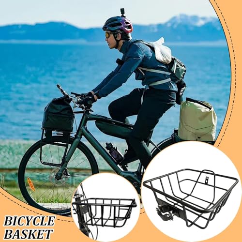 Panier de vélo électrique amovible pour transporter de grands bagages - 7