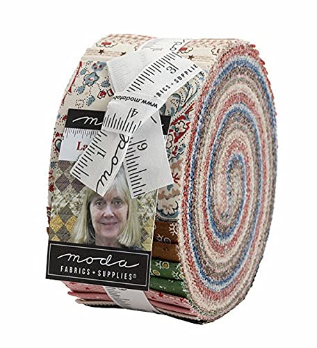 Barbara Brackman Ladies' Legacy Jelly Roll 40 2.5-inch Strips Moda Fabrics 8350JR