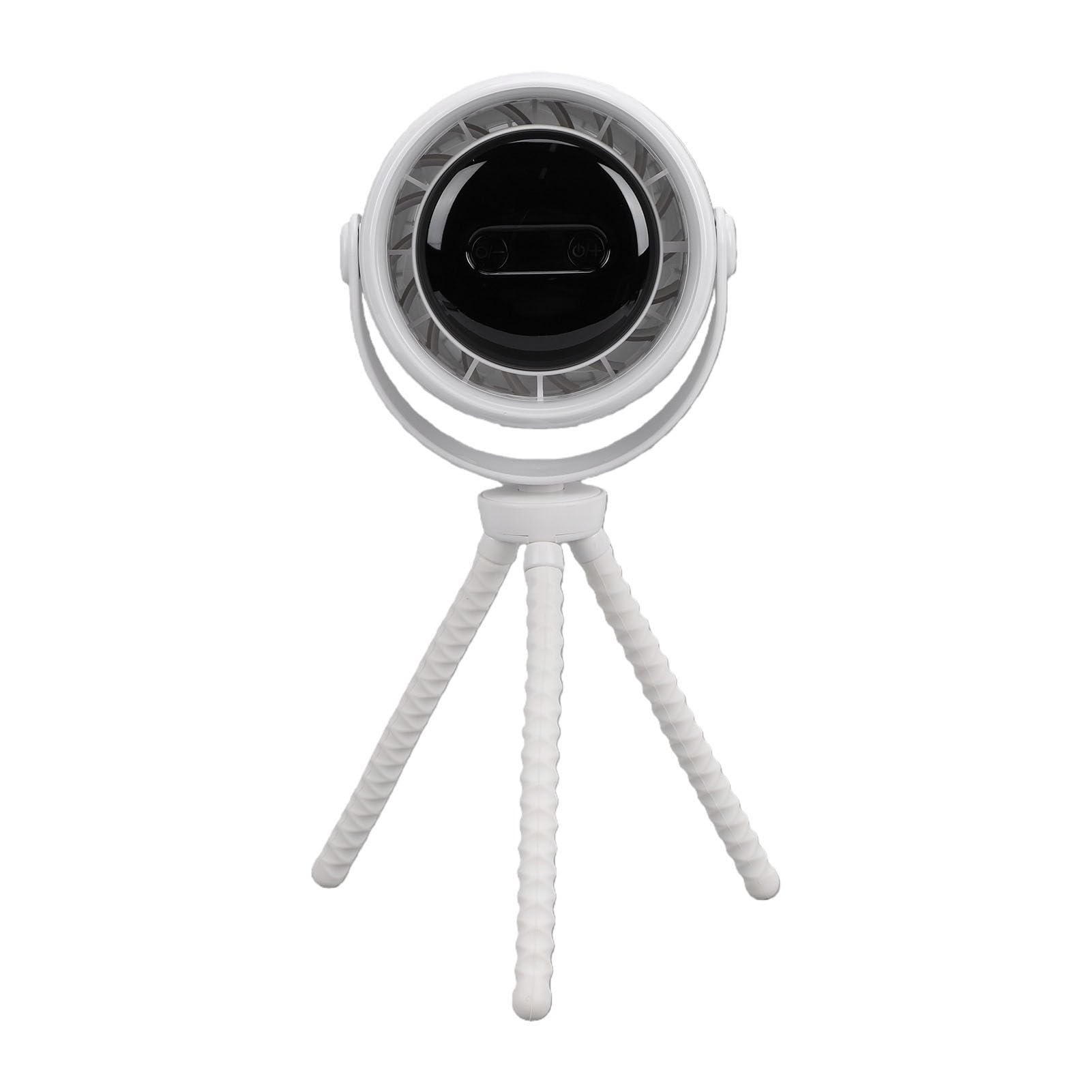 Mini Ventilateur pour Poussette, 3 Vitesses, Design fermé et Silencieux, Idéal pour le Confort de bébé en Déplacement, Blanc