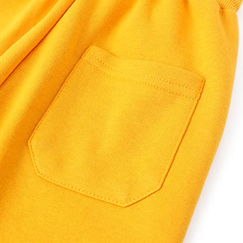 Kids Unisex Cotton Sweatpants Drawstring Plain Jogger Pants for Boys or Girls Age 5-12 Years3