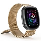 Material premium: Hecho de acero inoxidable de alta calidad y duradero, la pulsera tejida de malla milanesa está pulida y chapada en todo, lo que la hace transpirable, ligera, suave para la piel, duradera, no irritante y no se decolora.