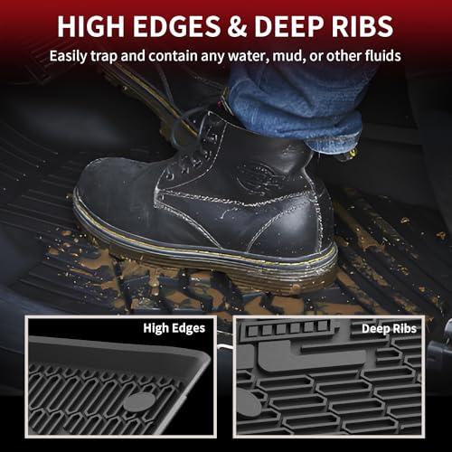 Image of LASFIT Floor Mats for Ford Mustang Mach-E 2026 2025 2024 2023 2022 2021
