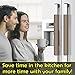 Royleath Refrigerator Door Handle Covers, 6PCS, Leather Kitchen Appliance Handle Covers, Keep Your Fridge Microwave Oven Stove or Dishwasher Clean, Stains Dirty Oils, Kitchen Decor(Chocolate)