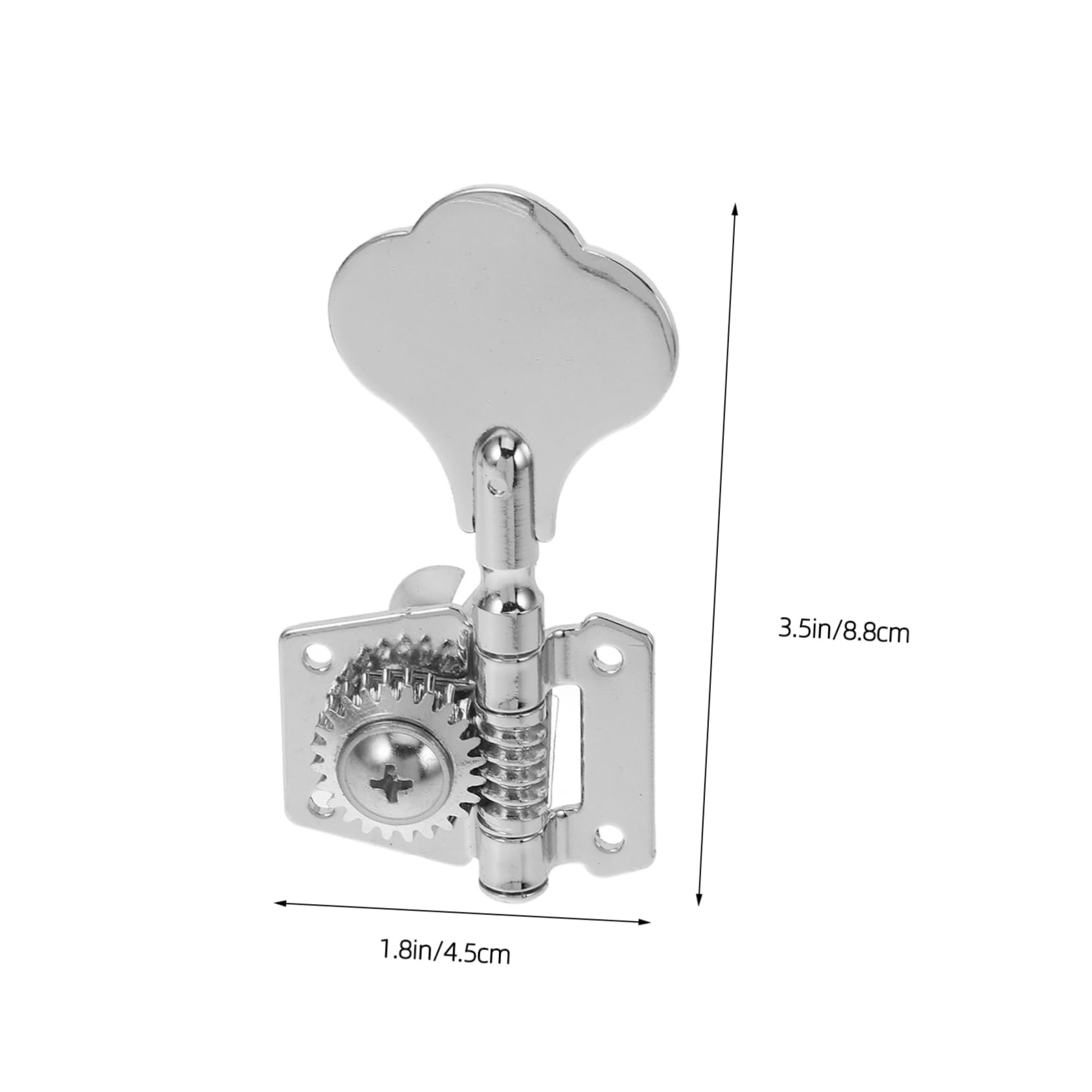 BESPORTBLE 2Pcs Bass Guitar Tuning Pegs Machine Heads Durable Guitar Parts for Electric Bass Easy Installation with Included Screws Reliable Stability and Practical Design