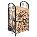 Culle portalegna Rastrelliera per Legna da Ardere per Esterno, Grande Decorativo per Interni Supporto per Tronchi Supporto Impilatore, 29 Pollici di Altezza per Il Patio Ponte Iarda