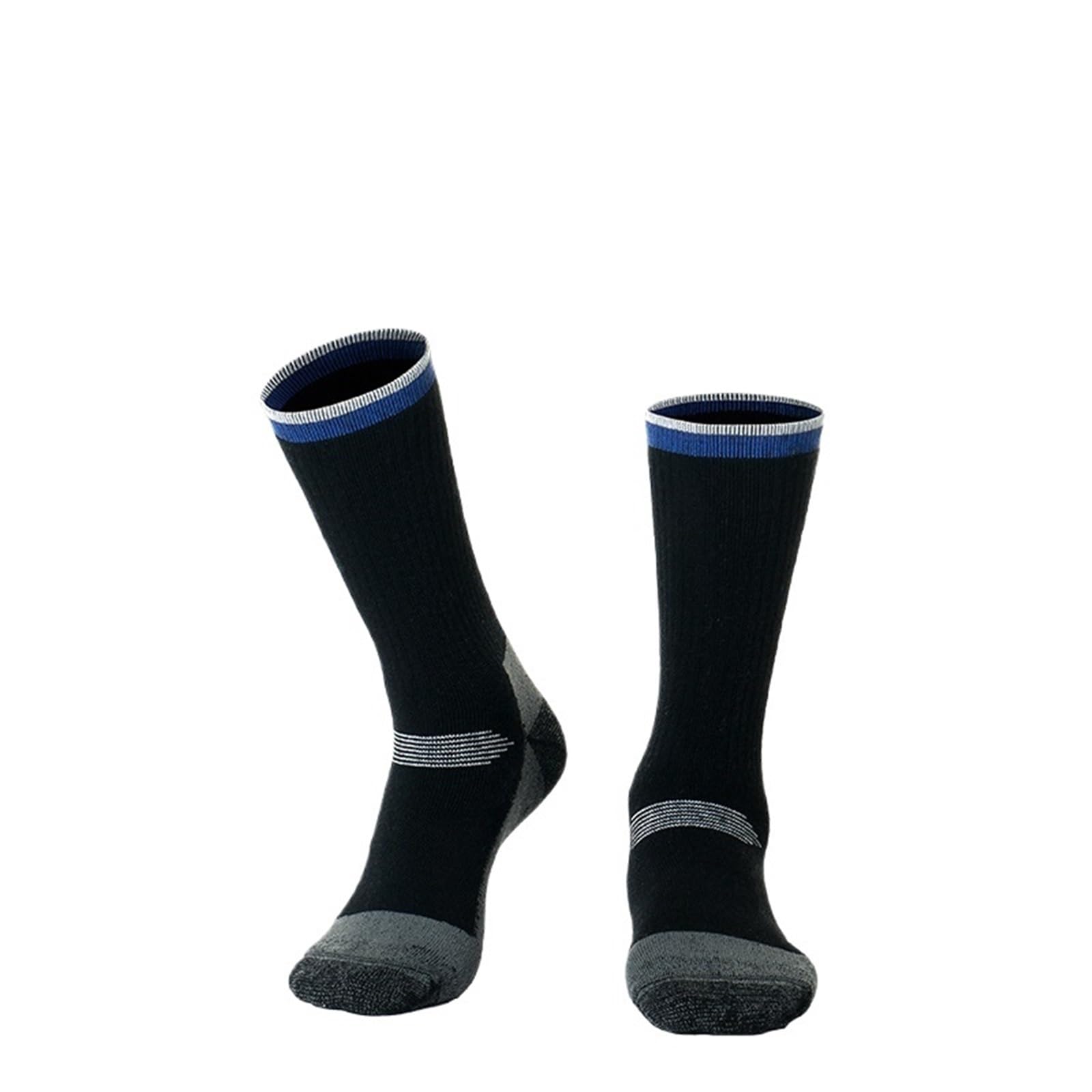 Calzini Sportivi da Snowboard e Arrampicata in Lana al 80% for Uomo e Donna, Spessi, Caldi, Invernali, Lunghi e Caldi, a Compressione, for Sci e Escursionismo per Lo Sci