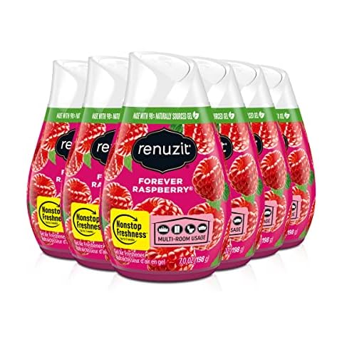 Renuzit Adjustable Air Freshener Gel, Forever Raspberry, 7 Ounces (6 Count) Cover