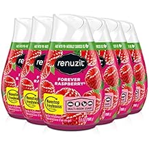 Renuzit Adjustable Air Freshener Gel, Forever Raspberry, 7 Ounces 6 Count