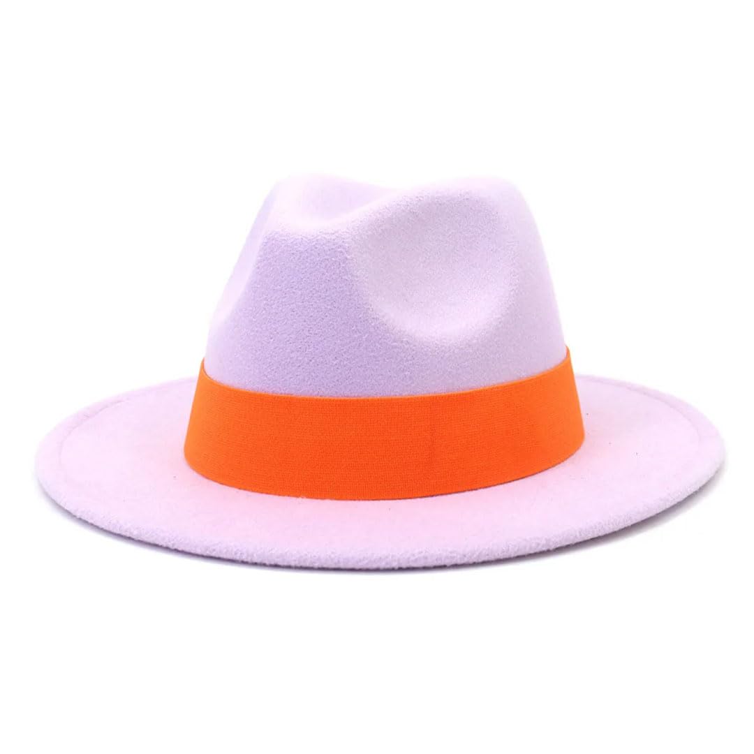 Cappello Fedora formale a tesa larga in feltro cappello di lana per festa di nozze cappello nastro Panama Sombrero Jazz Cap