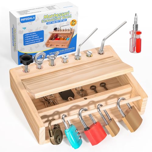 INIFEIDALA Screwdriver Board with 7 Locks