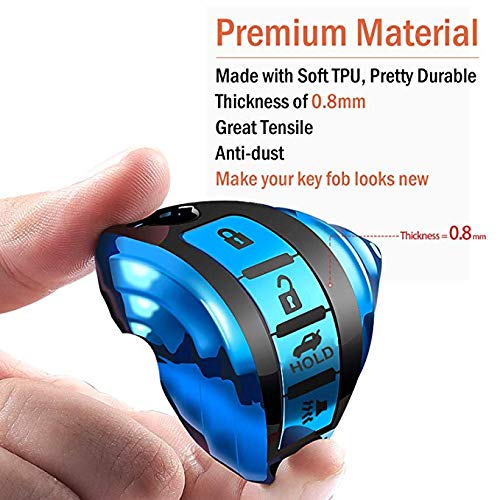 Buy Longzheyu for Nissan Key Fob Cover,Key Fob Case for Nissan Altima