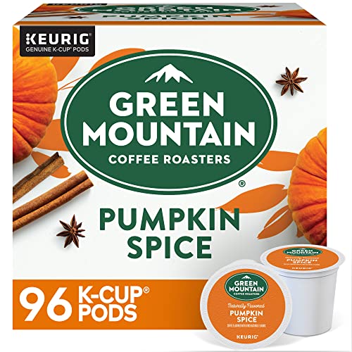 Image of Green Mountain Coffee Roasters Pumpkin Spice Coffee, Keurig Single-Serve K-Cup Pods, Light Roast, 96 Count