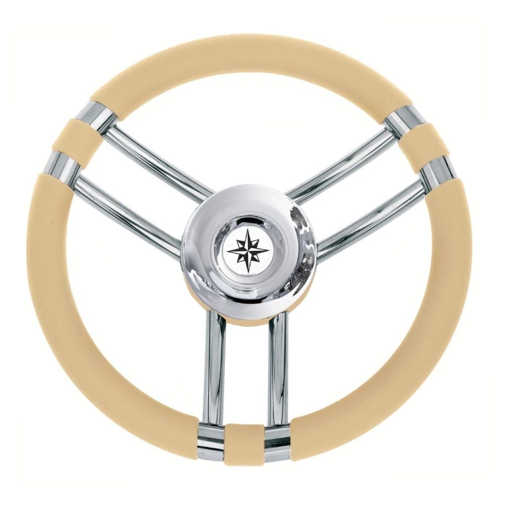 OSCULATI Volante C Inox/Avorio 350 mm