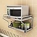 Produktbild AIDELAI Schweberegale Hängeregale Edelstahl Mikrowelle Ofen Rack Wand Hängende Wand an der Wand Küche Regal Ofen Rack Anhänger Pylon