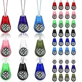 36 Pezzi di Bussola, Bussole Mini, Bussole a Portachiavi, Bussola Tascabile per Aula, Campeggio, Escursionismo, Sopravvivenza e Avventura, Esplorazione