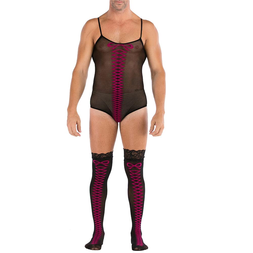 Vestiti Sissy Per Crossdressers Sexy Lingerie Body Porno Tubo Esotico  Lingerie Uomini Intimates Sexy Costumi Stock, nero, taglia unica :  Amazon.it: Altro
