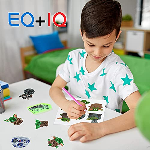 Haooryx Baby Grogu Diamond Painting Stickers Kits For Kids, 12 Style Patterns Diy 5D Diamond Drawing Sparkle Stickers Waterproof Shine Mosaic Arts Craft For Children Adult And Beginners #TOP6