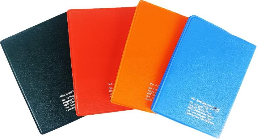 NEELGAGAN Vintage Notebook, (No. 25), (7.5cm X 9.5cm) Soft Cover Plastic Pack Of 10