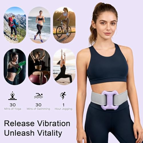 Image of Belly Fat Burner Electric Abdominal Slimming Belt with Vibration & Heat, Belly Massager & Muscle Stimulator Belt for Stomach Toning, Body Shaper Fitness Belt for Men & Women Home Use (UPDATED VERSION)