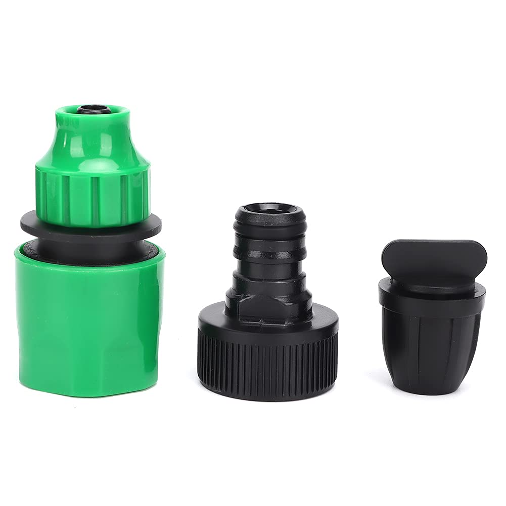 Kit di irrigazione a goccia per strumento di irrigazione automatica fai-da-te, di irrigazione da giardino con tubo da 10 m, 10 ugelli e connettori, per piante da serra da balcone