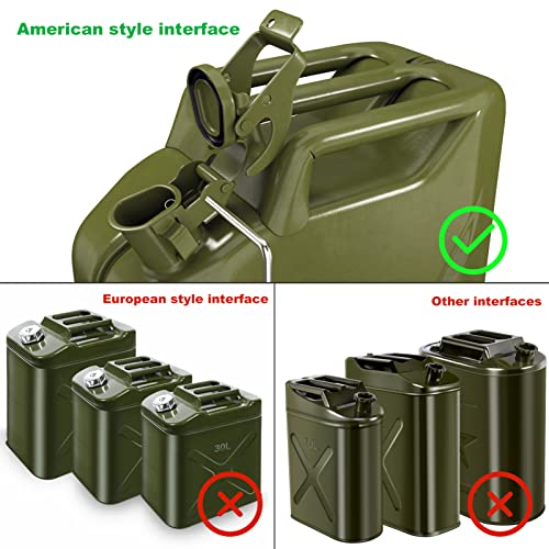 Bec verseur jerrican NATO en métal flexible robuste qualité supérieure - 7
